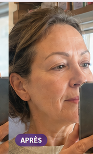 Sourcils d’Isabelle après utilisation