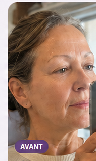 Sourcils d’Isabelle avant utilisation